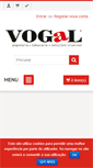 Mobile Screenshot of papelariavogal.com